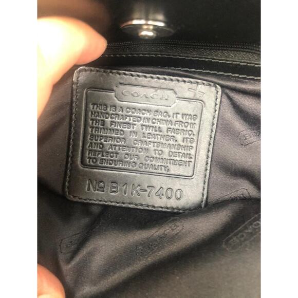 Coach y2k 7400 TWILL LEATHER MERCER SATCHEL BAG PURSE (130 - Picture 11 of 11